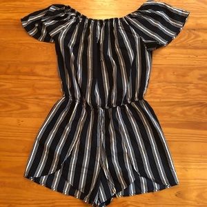 Off the shoulder romper!